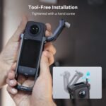 SMALLRIG Cage for Insta360 X4, Aluminum Protecting Case for Insta360 X4 with Silicone Lens Cowl, Constructed-in Chilly Shoe and 1/4"-20 Anti-Deflection Threaded Gap - 4278 - Image 3