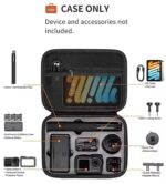 M.G.R.J® Journey Moveable Bag Suitable for DJI Osmo Motion 6 / Motion 5 Professional / 4/3 Digicam & Journey Combo Equipment Carrying Case (Laborious|EVA|Black) - Image 3