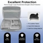 Sounce Arduous Shell Carrying Case for DJI Mini 4 Professional – Compact Storage Bag for DJI Mini 4 Professional Drone, RC 2 Controller, Batteries, Charger, and Equipment – Transportable Journey Case, Gray - Image 6