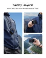 TELESIN Silicone Protecting Case for DJI Osmo Motion 6 with Lens Cap & Lanyard, Anti-Scratch Washable Cowl Anti-Slip Dustproof Motion Digicam Safety for DJI Motion 6 Equipment (Black) - Image 6