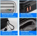 Storage Bag for Insta360 X3/One X3, Waterproof Dustproof Carry case Double Layer Hand Carrying Field Moveable Secure Journey Protector Bag Suits for Knowledge Cable, Sticky Lens Guards, Covers (Helpful) - Image 9
