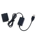 LP-E10 Dummy Battery USB Energy Cable (DR-E10 DC Coupler) – Canon EOS Insurgent T3, T5, T6, T7, T100, Kiss X50, X70, EOS 1100D, 1200D, 1300D, 1500D, 2000D, 3000D Cameras - Image 3