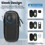 ZORBES® Carrying Case for Insta 360 X4 X5 (for Unique Lens Cap), Transportable Small Storage Bag Protecting Cowl Exhausting Shell Journey Protector with Carabiner for Insta360 X4 X5 Equipment - Image 3