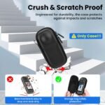 ZORBES® Carrying Case for Insta 360 X4 X5 (for Unique Lens Cap), Transportable Small Storage Bag Protecting Cowl Exhausting Shell Journey Protector with Carabiner for Insta360 X4 X5 Equipment - Image 4