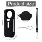 4Pcs Silicone Pores and skin Cowl for Motion Digital camera, Anti-Scratch Protecting Tender Silicone Cowl, Light-weight Case for Motion Digital camera,Suitable with Insta 360 X5 - Image 8