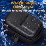 Obtheleg Motion Digital camera Case for OSMO Motion 5 Professional/4/3, Waterproof PU Moveable Carrying Case with Carabiner, Onerous Shell Shockproof Protecting Storage Bag for Motion Digital camera Equipment - Image 6