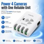 UC-104F 4 Channel CCTV Energy Provide 12V SMPS Adapter with Multi Output Ports for Safety Digital camera Surveillance Methods Indoor Outside Use - Image 3