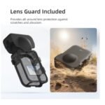 ELFOG Growth Cage for DJI Osmo 360, Protecting Plastic Body Case, Light-weight Shockproof Digicam Mount Housing with Lens Cap, Black - Image 5
