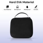 Sounce Arduous Shell Nylon Storage Bag for DJI Osmo Cell 3/4/4 SE – Waterproof & Shockproof Carrying Case with EVA Safety, Safe Elastic Bands &Gimbal Stabilizer & Equipment – Black - Image 5