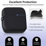 Sounce Arduous Shell Nylon Storage Bag for DJI Osmo Cell 3/4/4 SE – Waterproof & Shockproof Carrying Case with EVA Safety, Safe Elastic Bands &Gimbal Stabilizer & Equipment – Black - Image 7