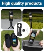4 Pcs Insta 360 X5 Important Bundle, Insta 360 X5 Case, Lens Guard and Silicone Cowl, Appropriate with Insta 360 X5 Digital camera for Journey Journey and Vlogging - Image 7