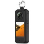 Properly Insta 360 X3 Silicone Case Anti-Scratch Silicone Pores and skin Digital camera Cowl with Ring Holder - Black - Image 3
