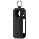 Properly Insta 360 X3 Silicone Case Anti-Scratch Silicone Pores and skin Digital camera Cowl with Ring Holder - Black - Image 6