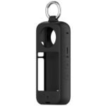 Properly Insta 360 X3 Silicone Case Anti-Scratch Silicone Pores and skin Digital camera Cowl with Ring Holder - Black - Image 7