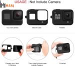 M.G.R.J Silicone Case Cowl for GoPro Hero 8 Motion Digicam - Black - Image 6