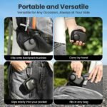 ZORBES® Carry Case for Insta360 Go Extremely, Motion Digicam Journey Case Bag, Customized-fit EVA Exhausting Shell Storage Bag, Gentle Plush Liner, Style Outside Motion Digicam Storage Case with Carabiner - Image 8