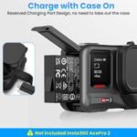 ZORBES® for Insta360 Ace Professional 2 Silicone Protecting Case, for Insta360 Ace Professional 2 case Cowl with Silicone Lens Cap with Anti-Misplaced Lanyard and Wrist Strap, for Insta360 Ace Professional 2 Equipment - Image 5