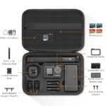 yantralay Carrying Case for DJ I Os mo Motion 5 Professional/Motion 4/ Motion 3 Cameras, Storage Bag Case with Shoulder Strap, DJ I Osm o Motion Digital camera Equipment - Image 3
