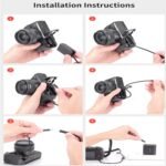 KingMa LP-E17 USB Kind-C Coupler (Just for QC PD Powerbank) Dummy Battery Stay Video Lengthy hr Taking pictures Appropriate with EOS Insurgent T7i,T6i,T6s,SL3,SL2,77D,800D,760D,750D,200D,M6,M5,M3 - Image 6