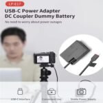 KingMa LP-E17 USB Kind-C Coupler (Just for QC PD Powerbank) Dummy Battery Stay Video Lengthy hr Taking pictures Appropriate with EOS Insurgent T7i,T6i,T6s,SL3,SL2,77D,800D,760D,750D,200D,M6,M5,M3 - Image 9