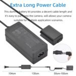KingMa NP-FW50 Dummy Battery equipment Quick Charger with AC Energy Provide Adapter Suitable with Sony A7 A7RII A7MII A6300 A6000 A6500 Digital camera - Image 4