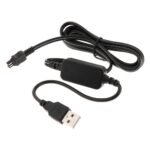 Substitute AC-L200 USB Energy Adapter Charger Cable Twine for Sony DCRDVD205E,Size: 145mm/5.7inch-Black - Image 4