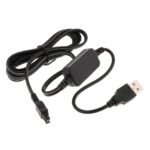 Substitute AC-L200 USB Energy Adapter Charger Cable Twine for Sony DCRDVD205E,Size: 145mm/5.7inch-Black - Image 6