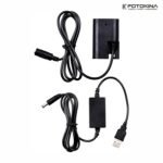 DR-E6 USB Kind Dummy Battery 8.4V 3A AC DC Coupler for Canon EOS 60D, 70D, 80D, 5DS R, 5D Mark IV III, 5D4, 5D3, 5D2 - Steady Energy Provide for Lengthy Images Classes - Image 5