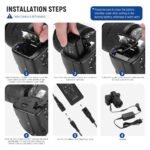 Neewer NP-FZ100 AC Energy Provide Adapter and DC Coupler Dummy Battery Charger Equipment Appropriate with Sony ZV-E1, FX3, FX30, A1, A9 II, A7R III, A7R IV, A7R V, A7S III, A7 III, A7 IV, A6600, A7C Cameras - Image 4