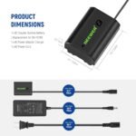 Neewer NP-FZ100 AC Energy Provide Adapter and DC Coupler Dummy Battery Charger Equipment Appropriate with Sony ZV-E1, FX3, FX30, A1, A9 II, A7R III, A7R IV, A7R V, A7S III, A7 III, A7 IV, A6600, A7C Cameras - Image 8