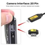 USB Charger Cable for Samsung Digital Cameras - Suitable with Samsung SUC- 3, SUC-5, SUC-7" P1000, P800, PL10, PL100, PL101, PL120, PL121, PL150, PL151, PL171, WB600, WB610, WB650, - Image 6