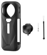 4 Pcs Insta 360 X5 Important Bundle, Insta 360 X5 Case, Lens Guard and Silicone Cowl, Appropriate with Insta 360 X5 Digital camera for Journey Journey and Vlogging - Image 2