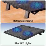 Purchase Zebronics, ZEB-NC3300 USB Powered Laptop computer Cooling Pad with Twin Fan, Twin USB Port and Blue LED Lights - Greatest Worth India | AskMeFlash - Image 6