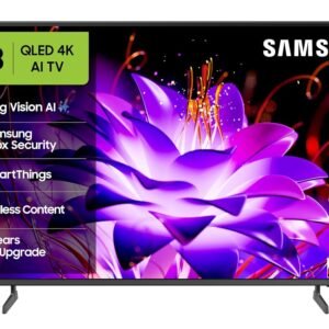 Samsung 108 cm (43 inches) Imaginative and prescient AI 4K Extremely HD Good QLED TV QA43QEF1AULXL