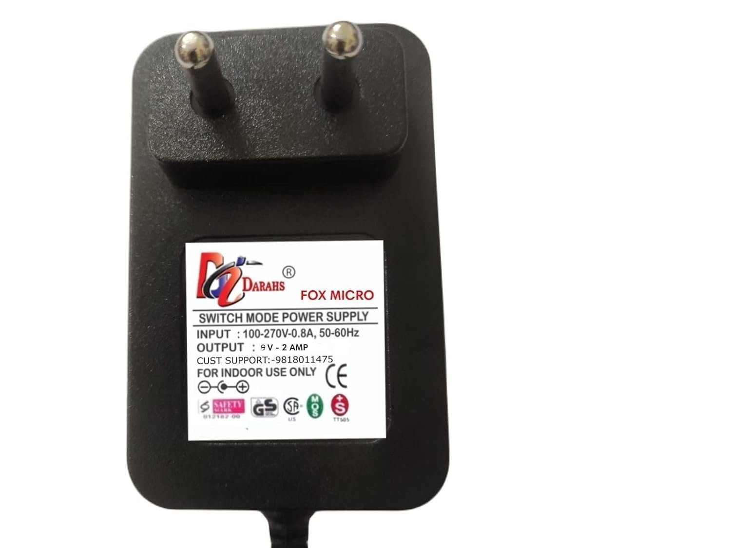 9V-2A Energy Adapter Provide with AC Enter 100-240V DC Output - Image 2