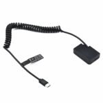 Cable Dummy Battery LP-E17 with Sort C Enter, Works with PD/QC Powerbanks and Charger, Suitable with Canon DSLR EOS 760D, 750D, 200D, M3, M5,M6 solely (LP-E17) - Image 2