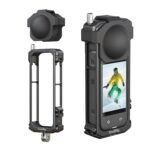 SMALLRIG Cage for Insta360 X4, Aluminum Protecting Case for Insta360 X4 with Silicone Lens Cowl, Constructed-in Chilly Shoe and 1/4"-20 Anti-Deflection Threaded Gap - 4278 - Image 2