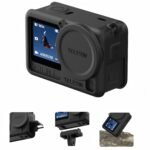 TELESIN Silicone Protecting Case for DJI Osmo Motion 6 with Lens Cap & Lanyard, Anti-Scratch Washable Cowl Anti-Slip Dustproof Motion Digicam Safety for DJI Motion 6 Equipment (Black) - Image 2