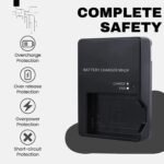 MH-24 Digital camera Battery Charger for Nikon: EN-EL14 EN-EL14A Wall Fast Charger D5100 D5200 D5300 D5500 D5600 D3100 D3200 D3300 D3400 D3500 P7000 P7100 P7700 P7800 with Twine - Image 7