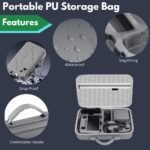 yantralay Carrying Case for D JI Mini 5 Professional Drone | Waterproof PU Onerous Shell Journey Bag with Shoulder Strap | Shockproof, Scratch-Resistant, Organized Storage Suitcase - Image 3