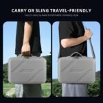 yantralay Carrying Case for D JI Mini 5 Professional Drone | Waterproof PU Onerous Shell Journey Bag with Shoulder Strap | Shockproof, Scratch-Resistant, Organized Storage Suitcase - Image 8
