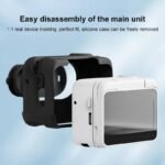 for Insta360 GO 3S, Digital camera Charging Field Silicone Cowl with Lens Cap & Wrist Strap, Anti-Scratch Protecting Case Pores and skin with Motion Strap for Motion Digital camera (Black) - Image 5