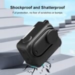 for Insta360 GO 3S, Digital camera Charging Field Silicone Cowl with Lens Cap & Wrist Strap, Anti-Scratch Protecting Case Pores and skin with Motion Strap for Motion Digital camera (Black) - Image 8