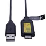 Keple USB Charger and Knowledge Cable for Samsung Digital Digicam EX, L, WB, S, SL, ST, SH, P, PL Collection SUC-3 SUC-5 SUC-7 Knowledge Switch and Charging Wire - Black - Image 3