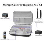 Geekria Motion Digicam Protecting Case Carrying Case, Suitable with Insta360 X5, X4 Motion Digicam, Journey Storage Bag with Cable Storage (Darkish Gray) - Image 6