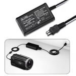AC-L200 AC Energy Adapter Charger for Sony Handycam DCR-SX40, DCR-SX41,DCR-SX44,DCR- SX45,DCR-SX60,DCR-SX63,DCR-SX65,SX83,SX85,DCR-SR42,DCR-SR45,DCR-SR46,DCR-SR47,DCR-SR68 - Image 3