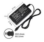 AC-L200 AC Energy Adapter Charger for Sony Handycam DCR-SX40, DCR-SX41,DCR-SX44,DCR- SX45,DCR-SX60,DCR-SX63,DCR-SX65,SX83,SX85,DCR-SR42,DCR-SR45,DCR-SR46,DCR-SR47,DCR-SR68 - Image 4