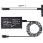 AC-L200 AC Energy Adapter Charger for Sony Handycam DCR-SX40, DCR-SX41,DCR-SX44,DCR- SX45,DCR-SX60,DCR-SX63,DCR-SX65,SX83,SX85,DCR-SR42,DCR-SR45,DCR-SR46,DCR-SR47,DCR-SR68 - Image 6