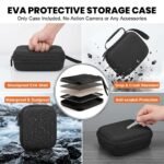 ZORBES® Laborious Carrying Case for DJI OSMO Motion 6, Compact EVA Protecting Storage Case with Customized Foam Slots & Mesh Pocket, Shockproof Journey Organizer for Digital camera & Equipment - Image 5