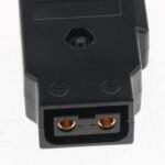 Skilled D-Faucet Feminine B-Sort Energy Connector, Black Plastic, Spherical Gap Design for Pictures Digicam Energy Provide, DIY Cable Adapter - Image 3